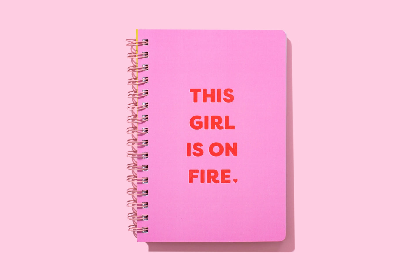 Spiral Notebook - This Girl Is On Fire