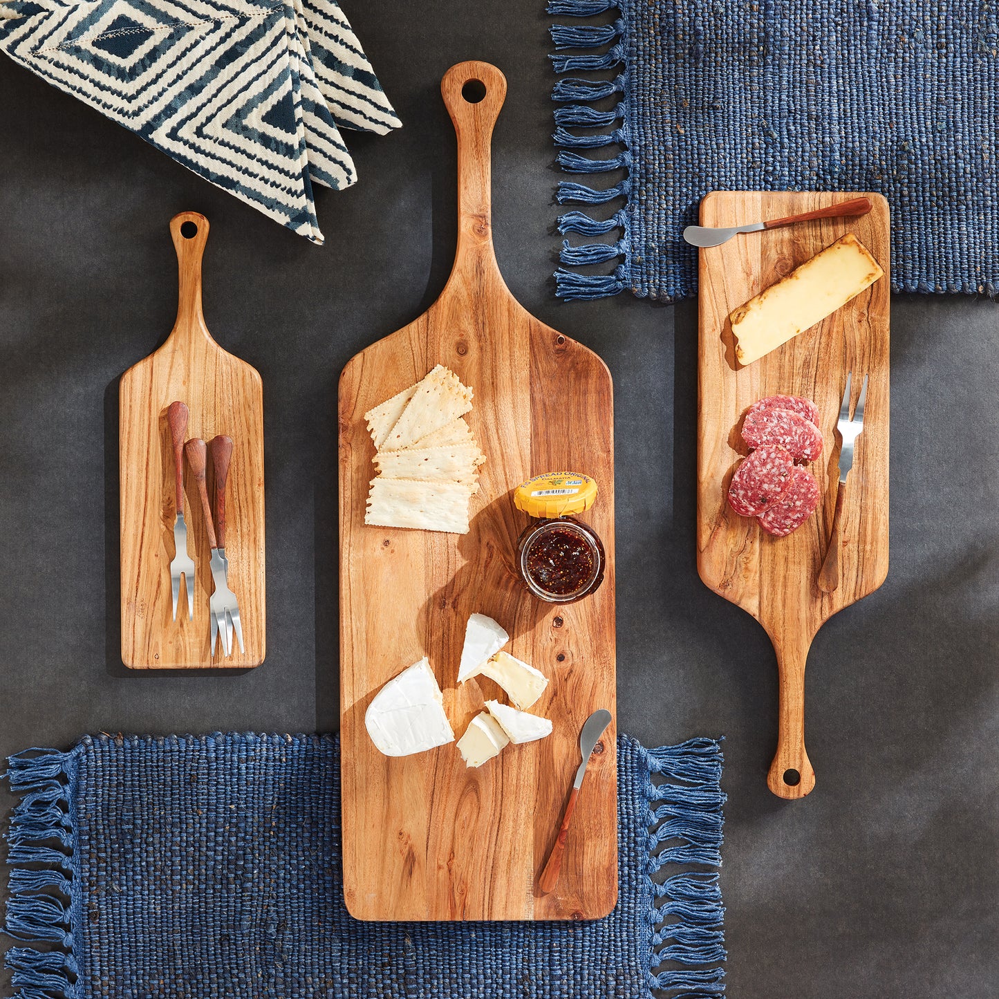 Acacia Cheese Boards - Set of 3