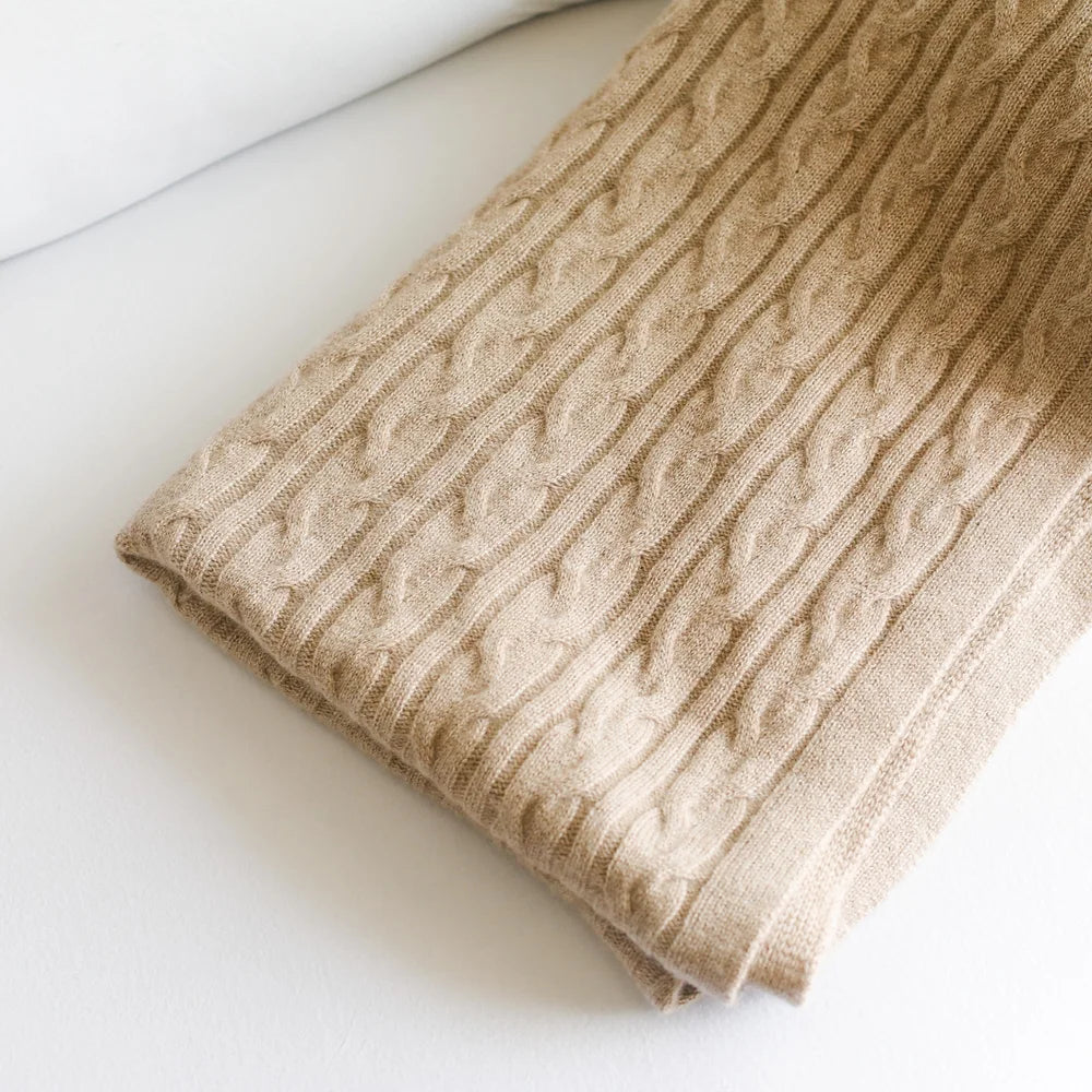 Cashmere Rope Throw