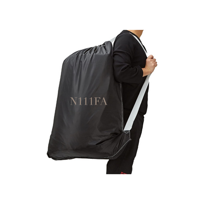 Black Monogrammed Laundry Bag