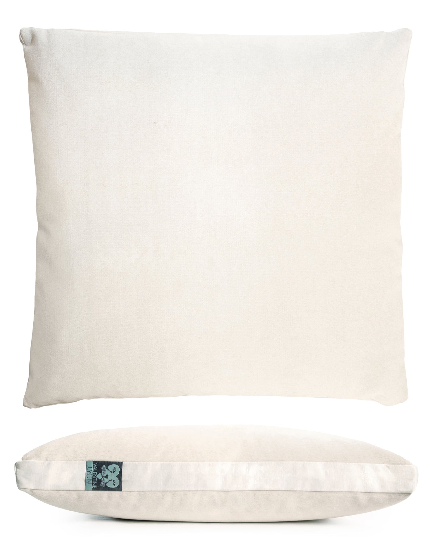 Textural Box Pillow, Cream