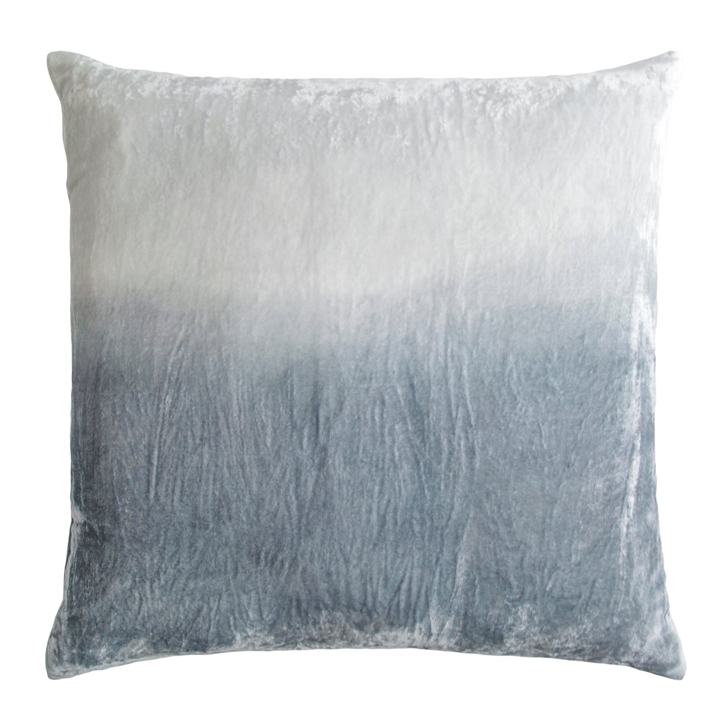 Ombre Velvet Pillow, Seaglass