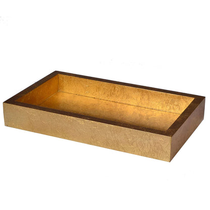 Gold Leaf Vanity Tray