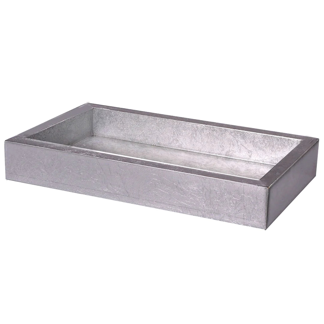 Silver Leaf Vanity Tray