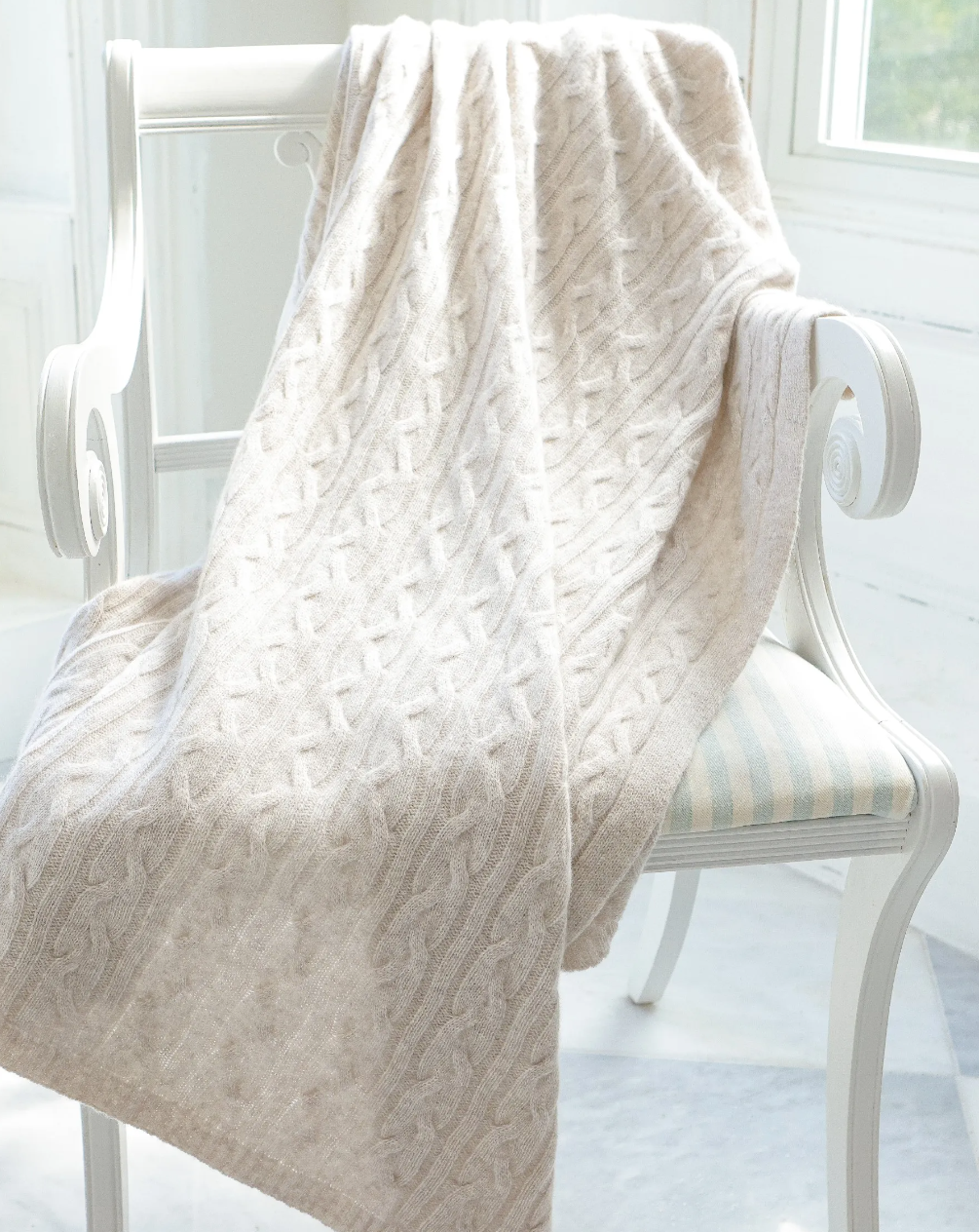 Cashmere Rope Throw