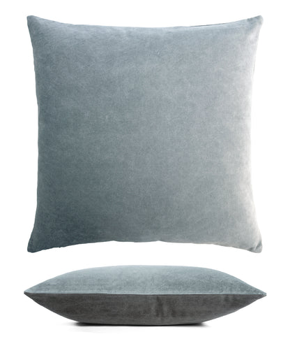 Vintage Velvet Pillow, Slate