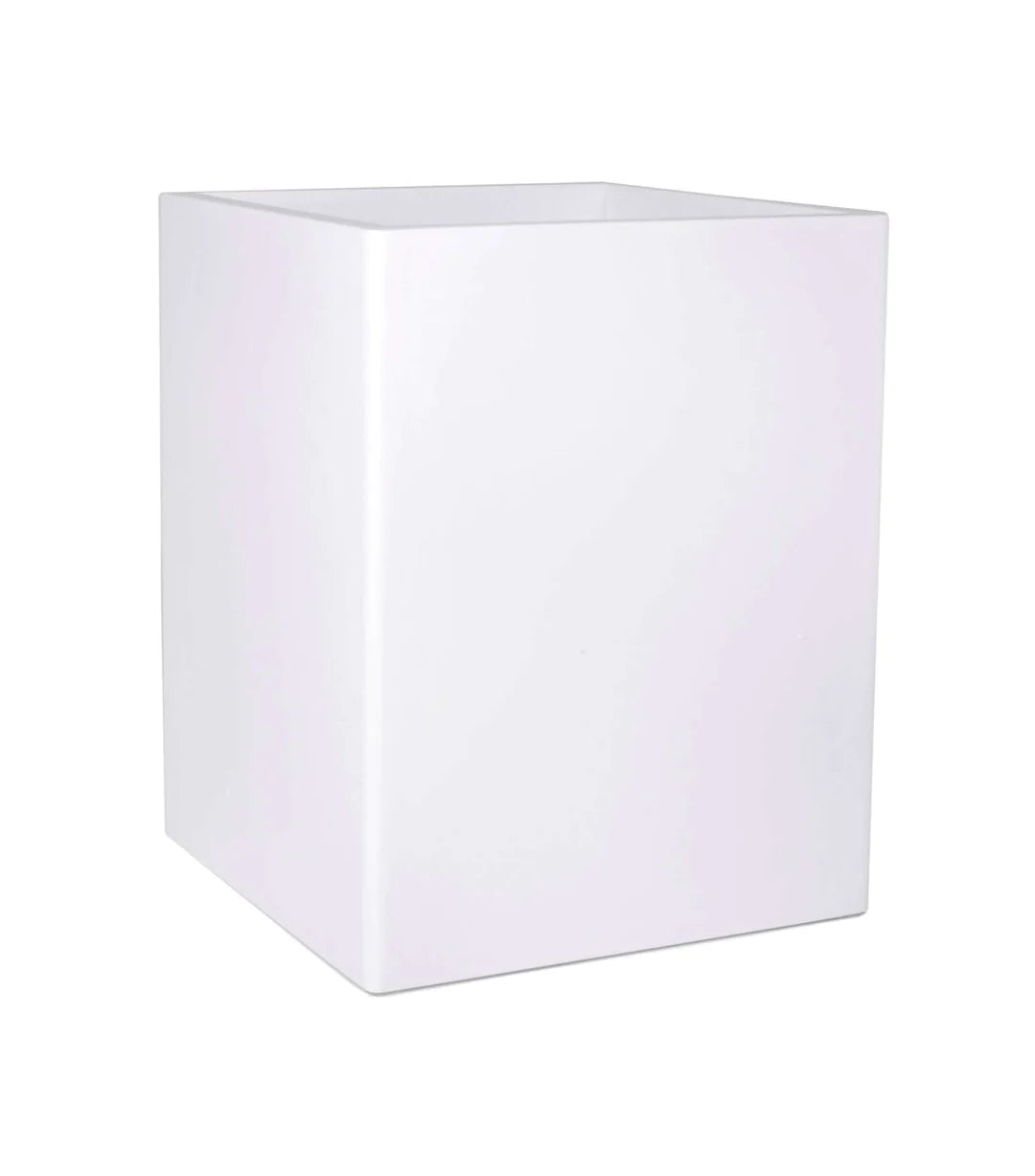 Simply White Wastebasket