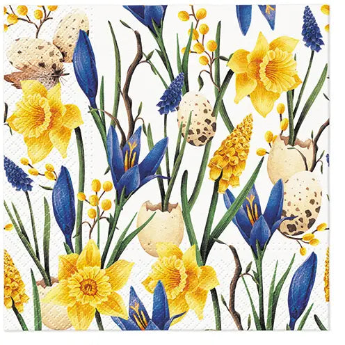 Easter Daffodils Lunch Paper Napkins