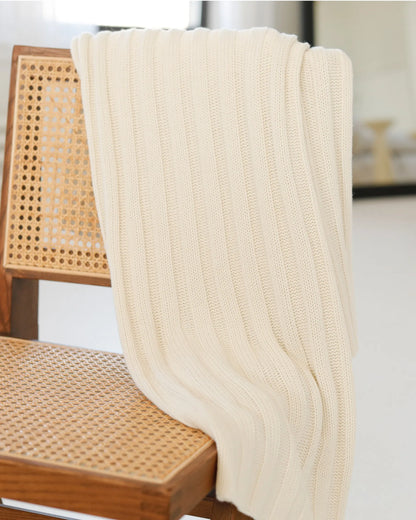 Cotton Rib Throw