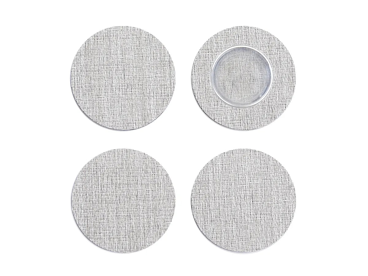 Boucle Natural Coasters Pack of 4