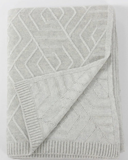 Art Deco Throw- 100% Cashmere