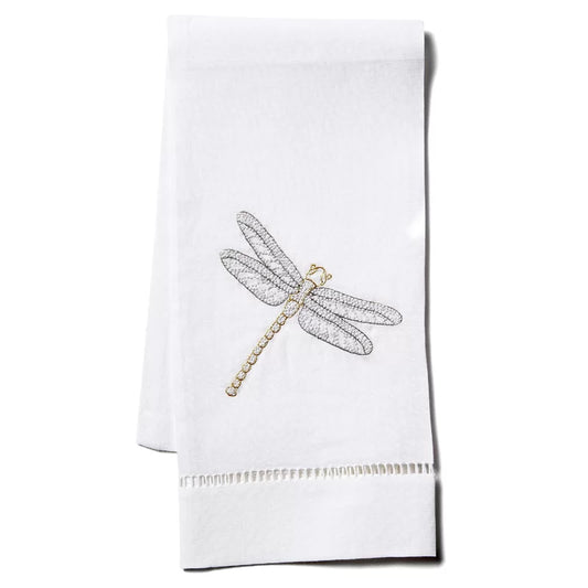 Dragonfly Linen Guest Towel